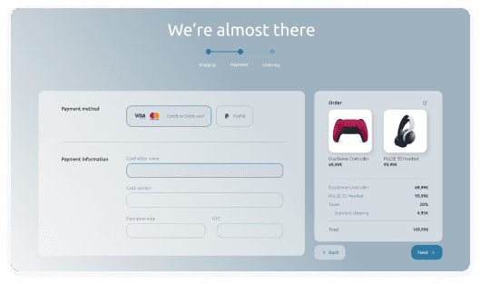 Daily UI Challenge 002 Credit Card Checkout